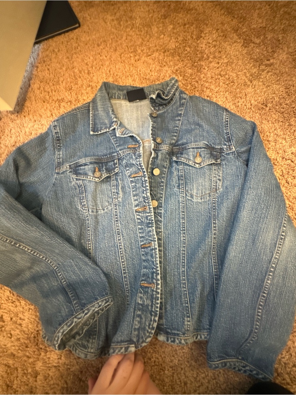 bill blass Light Blue Denim Jean Jacket